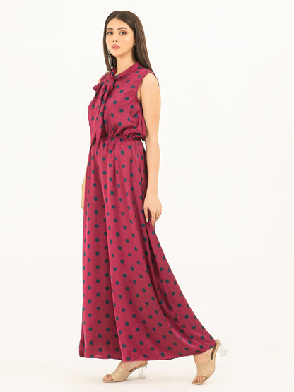 Limelight - Printed Silk Jumpsuit