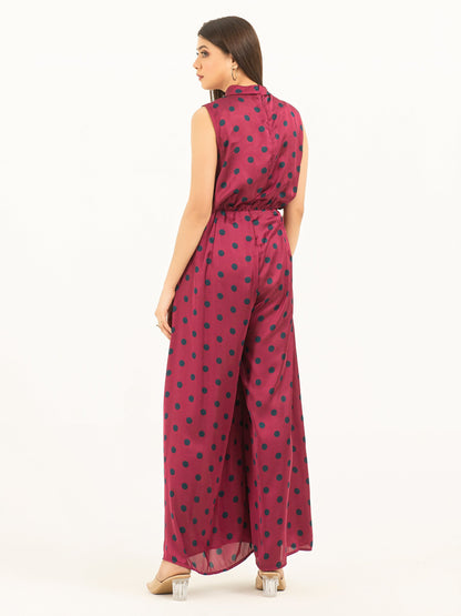 Limelight - Printed Silk Jumpsuit