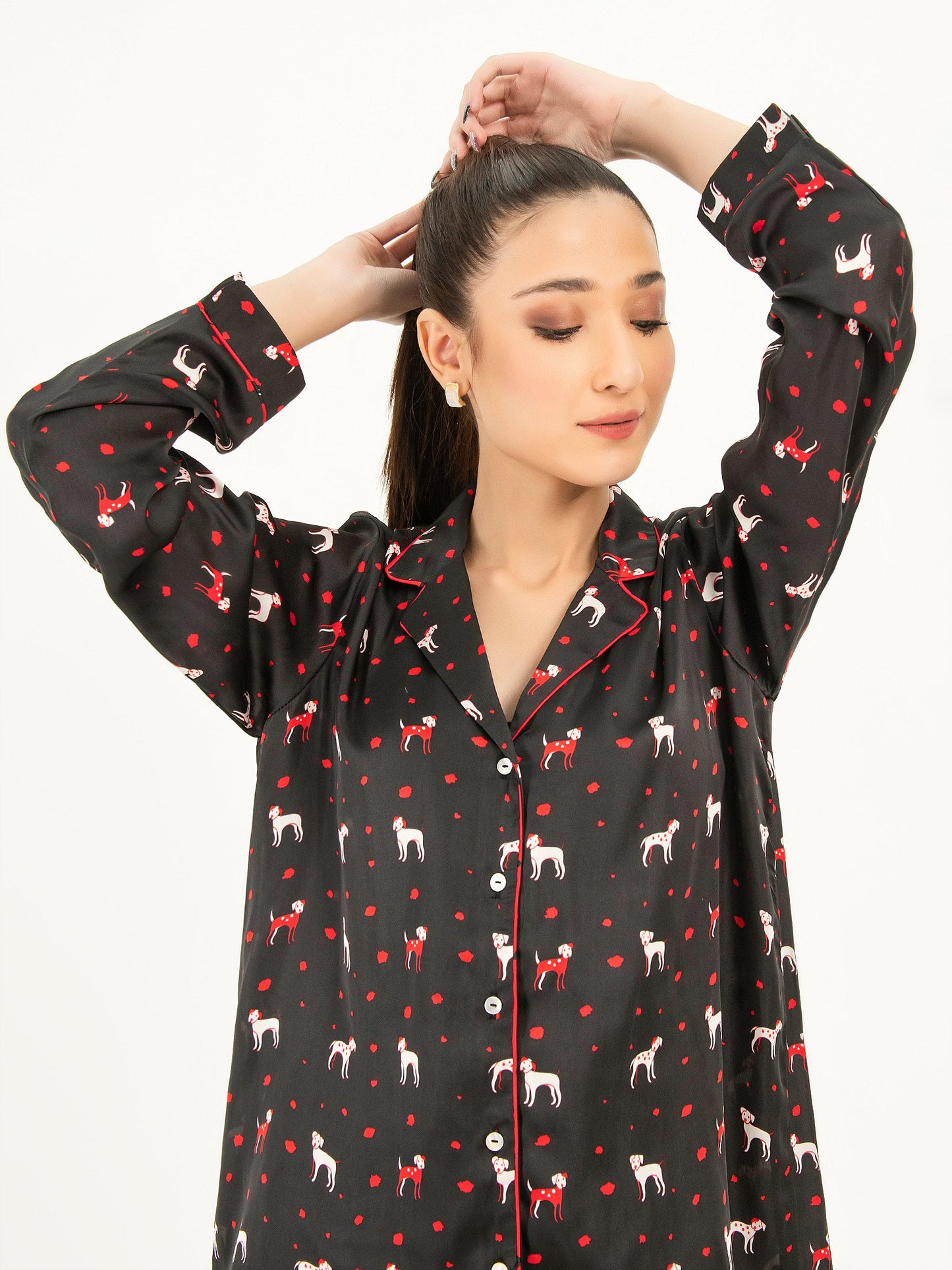 Printed Silk Sleepwear