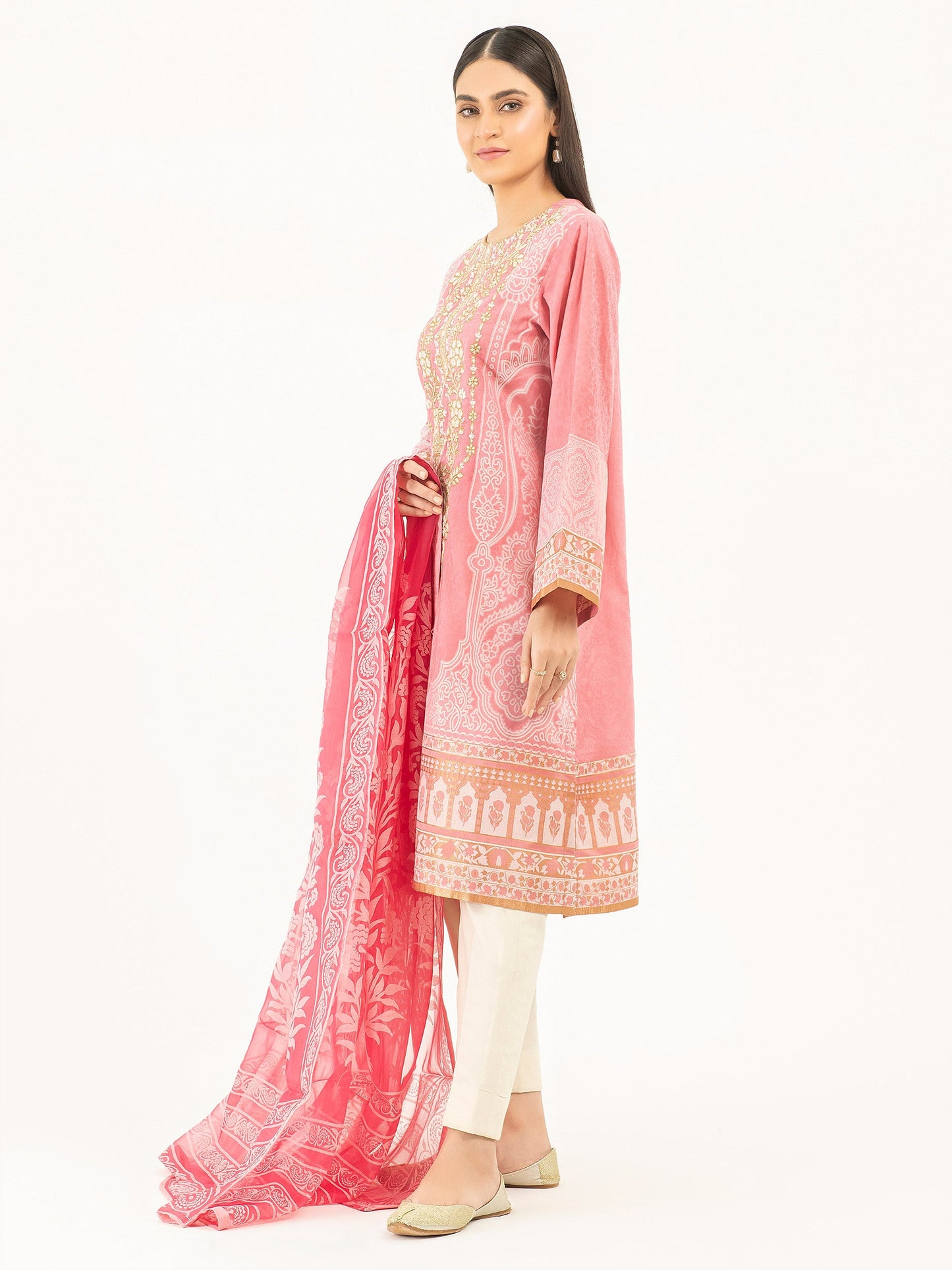 Limelight - 2 Piece Jacquard Suit-Embroidered (Pret)