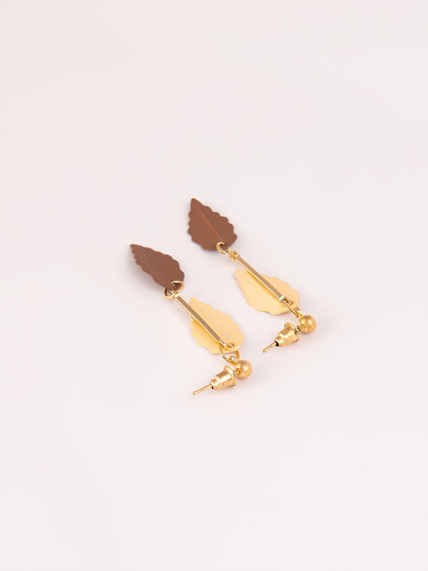 Limelight - Leaf-Shape Drop Earrings