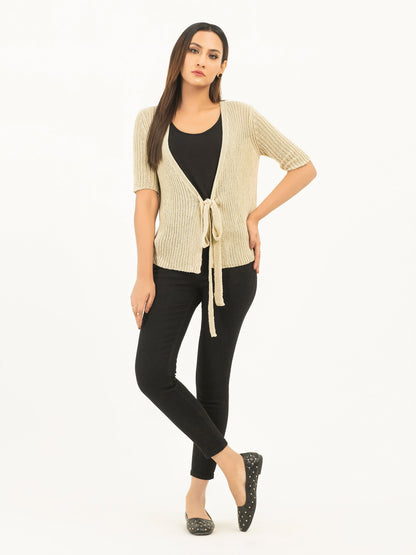 Knitted Tie Knot Cardigan