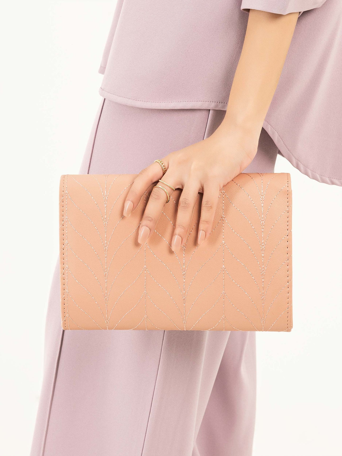 Limelight - Stitch Pattern Clutch