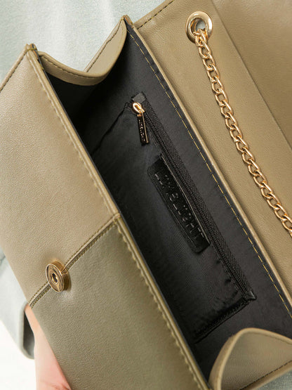 Two Tone Box Handbag