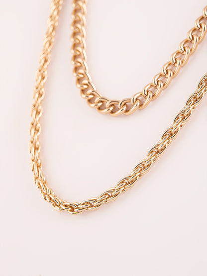 Limelight - Golden Layered Necklace