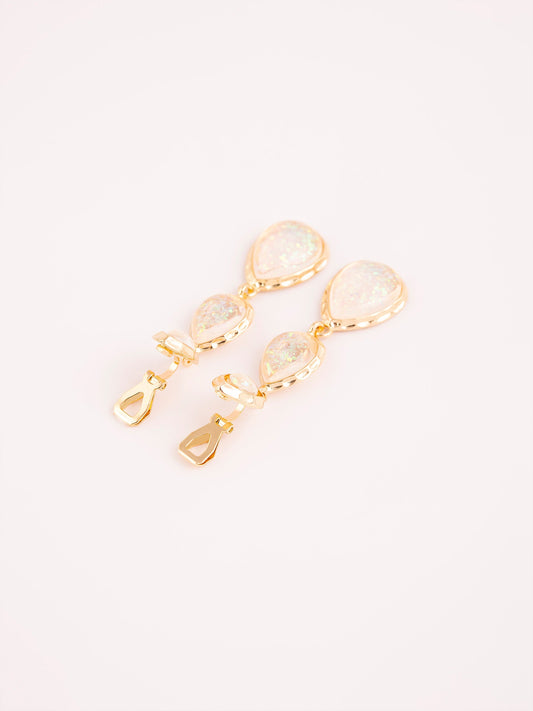 Limelight - Embellished Dangling Earrings