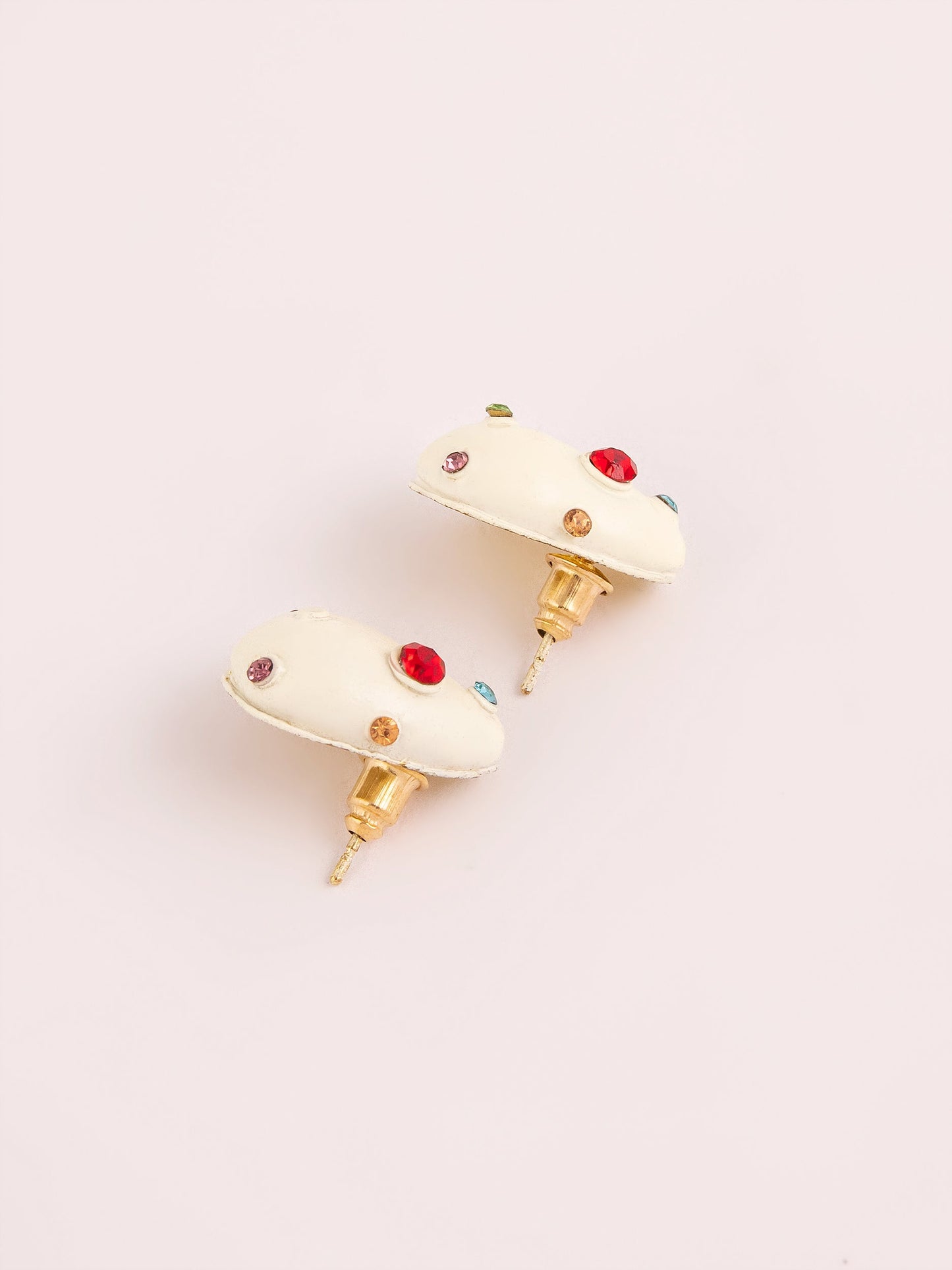 Metallic Stud Earrings