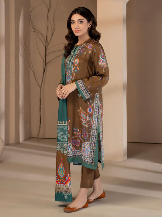 Limelight - 2 Piece Linen Suits-Printed (Unstitched)