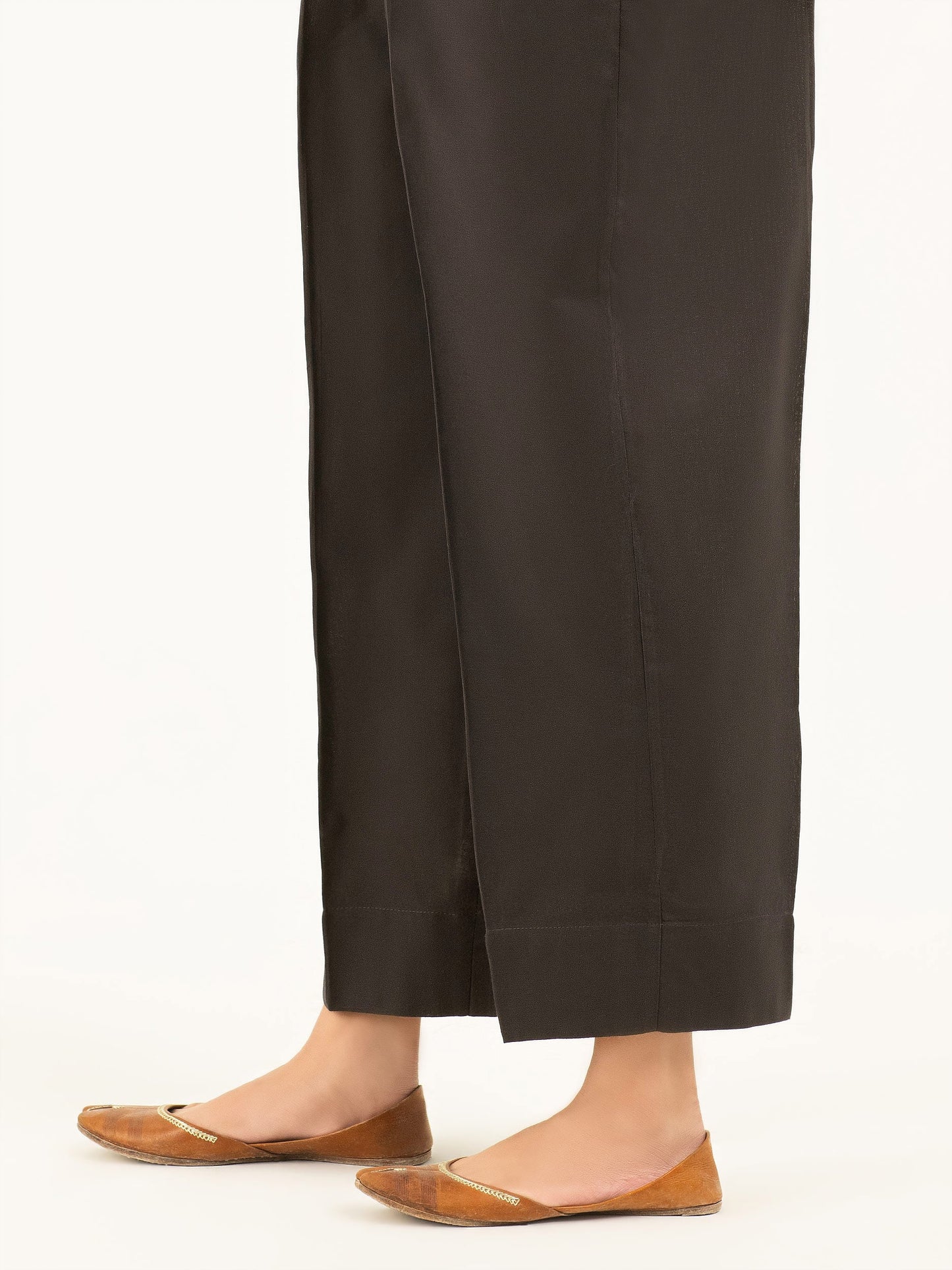 Dyed Khaddar Trousers(Pret)