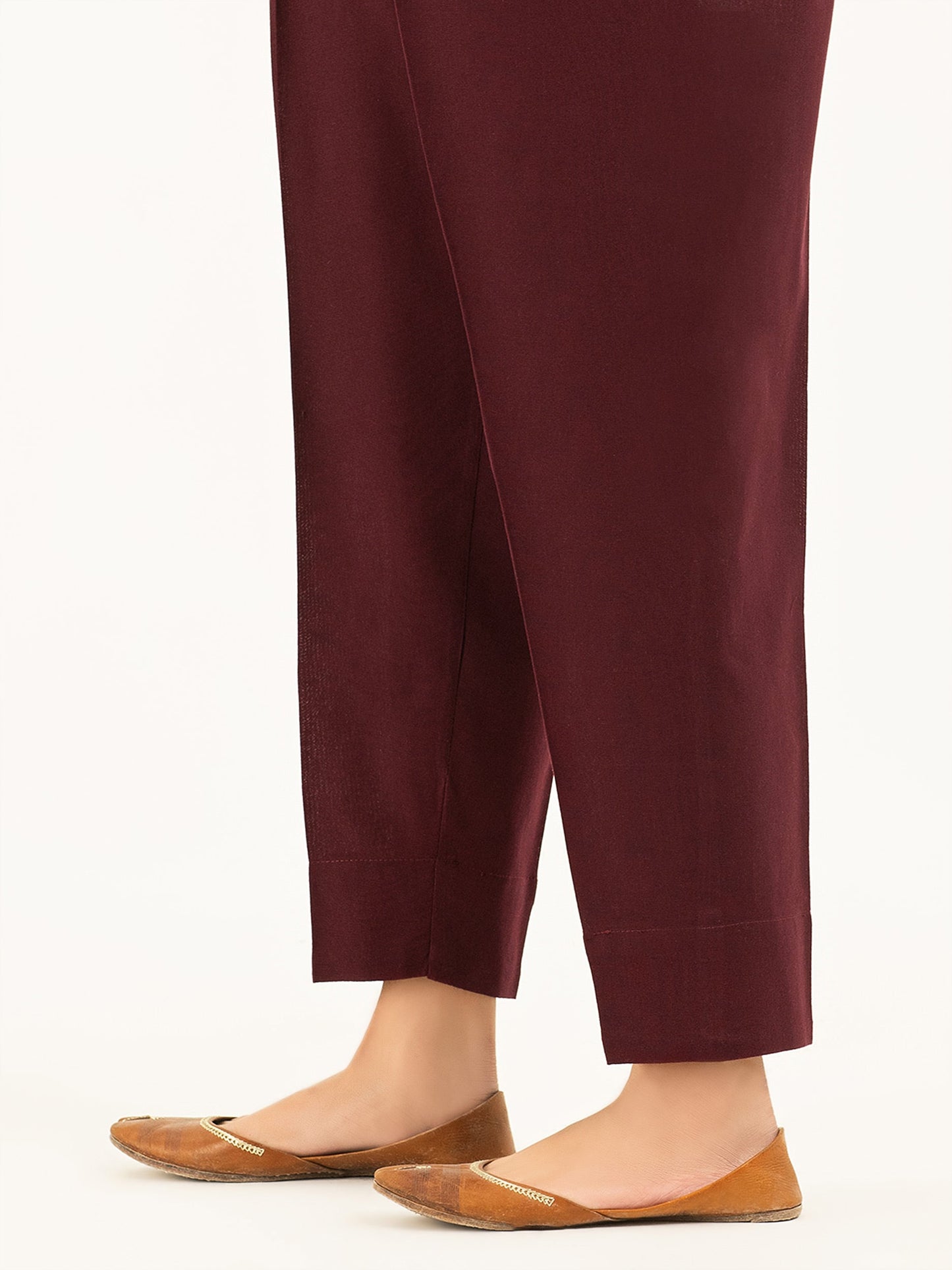 Dyed Khaddar Trousers(Pret)