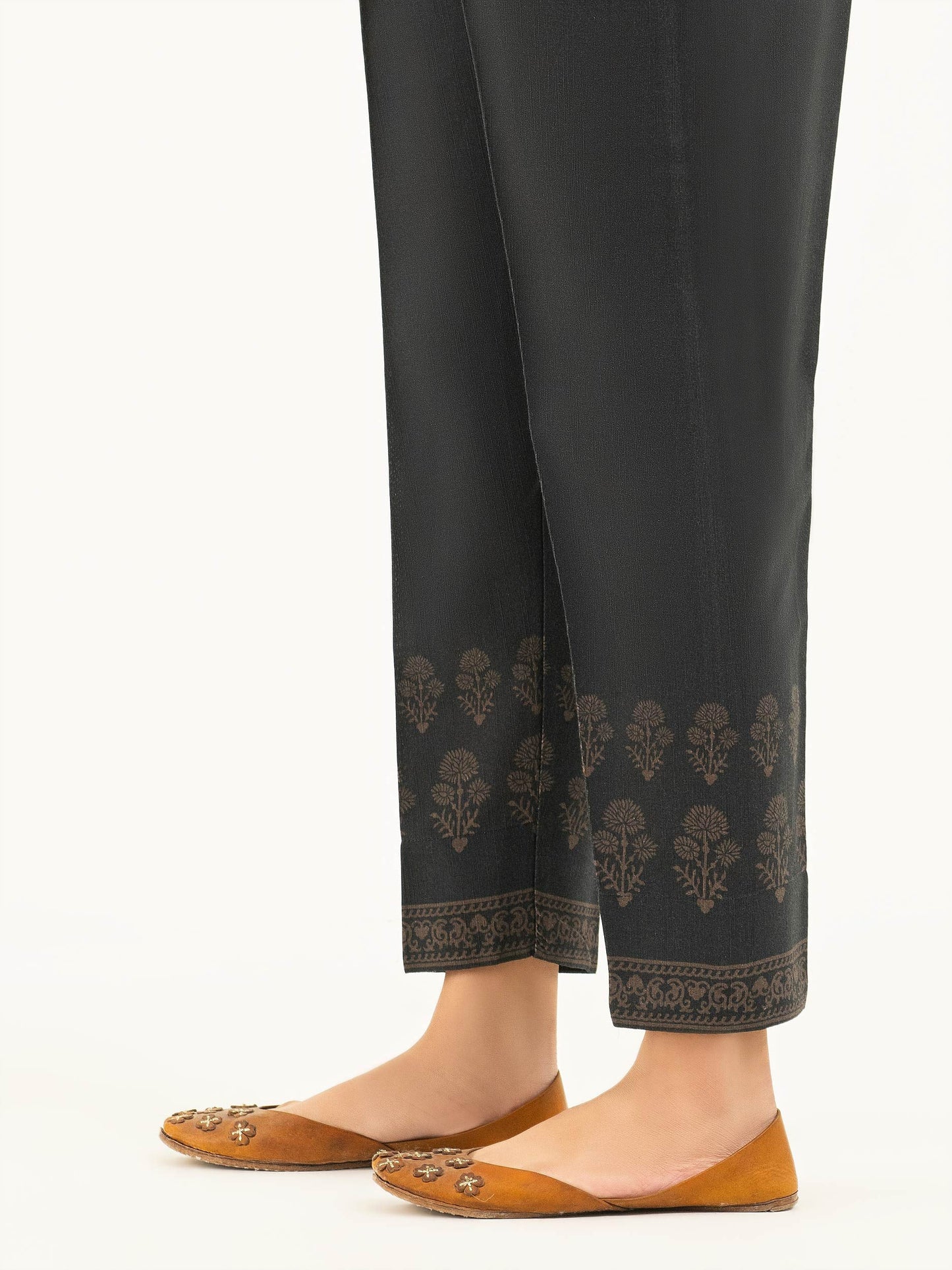 Limelight - Printed Khaddar Trousers(Pret)