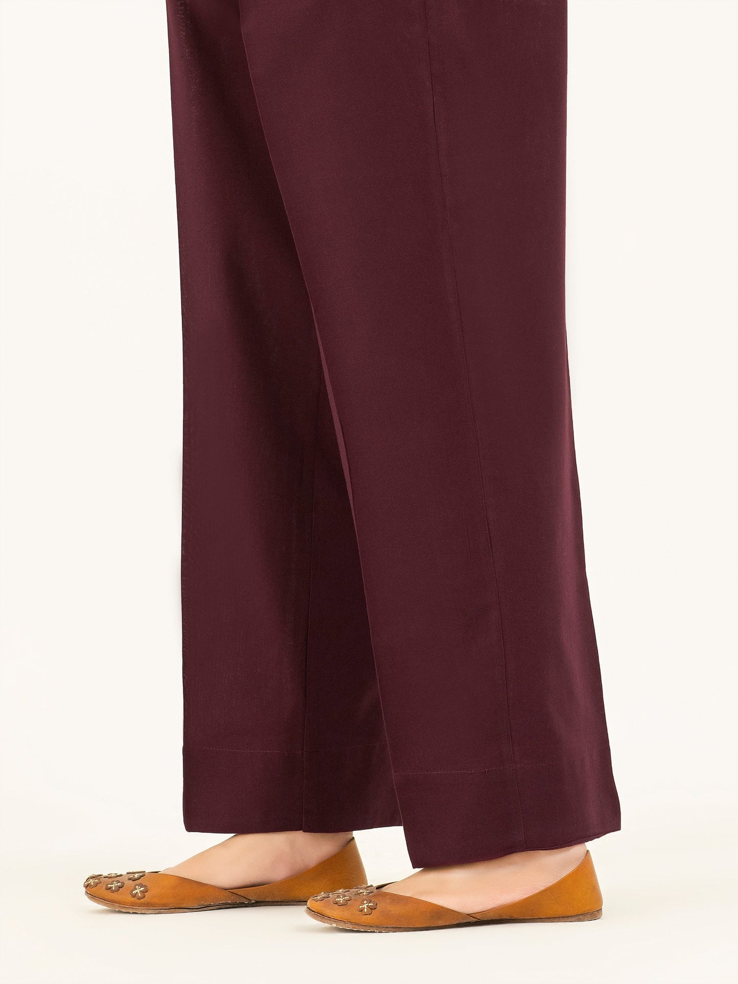 Dyed Khaddar Trousers(Pret)