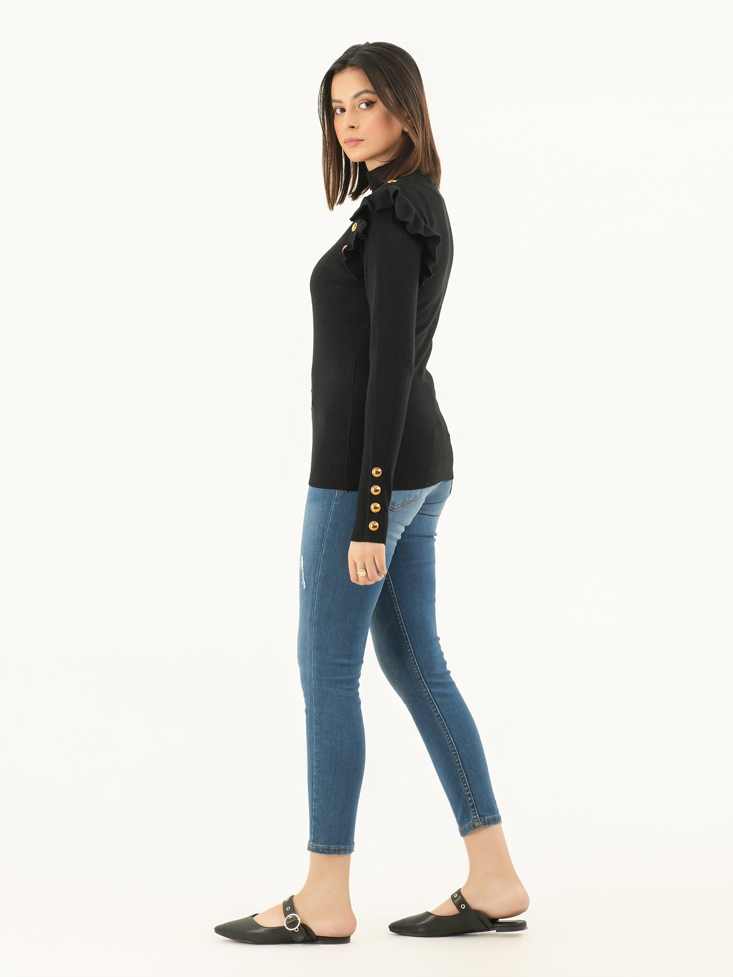 Limelight - Buttoned Sweater