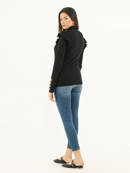 Limelight - Buttoned Sweater