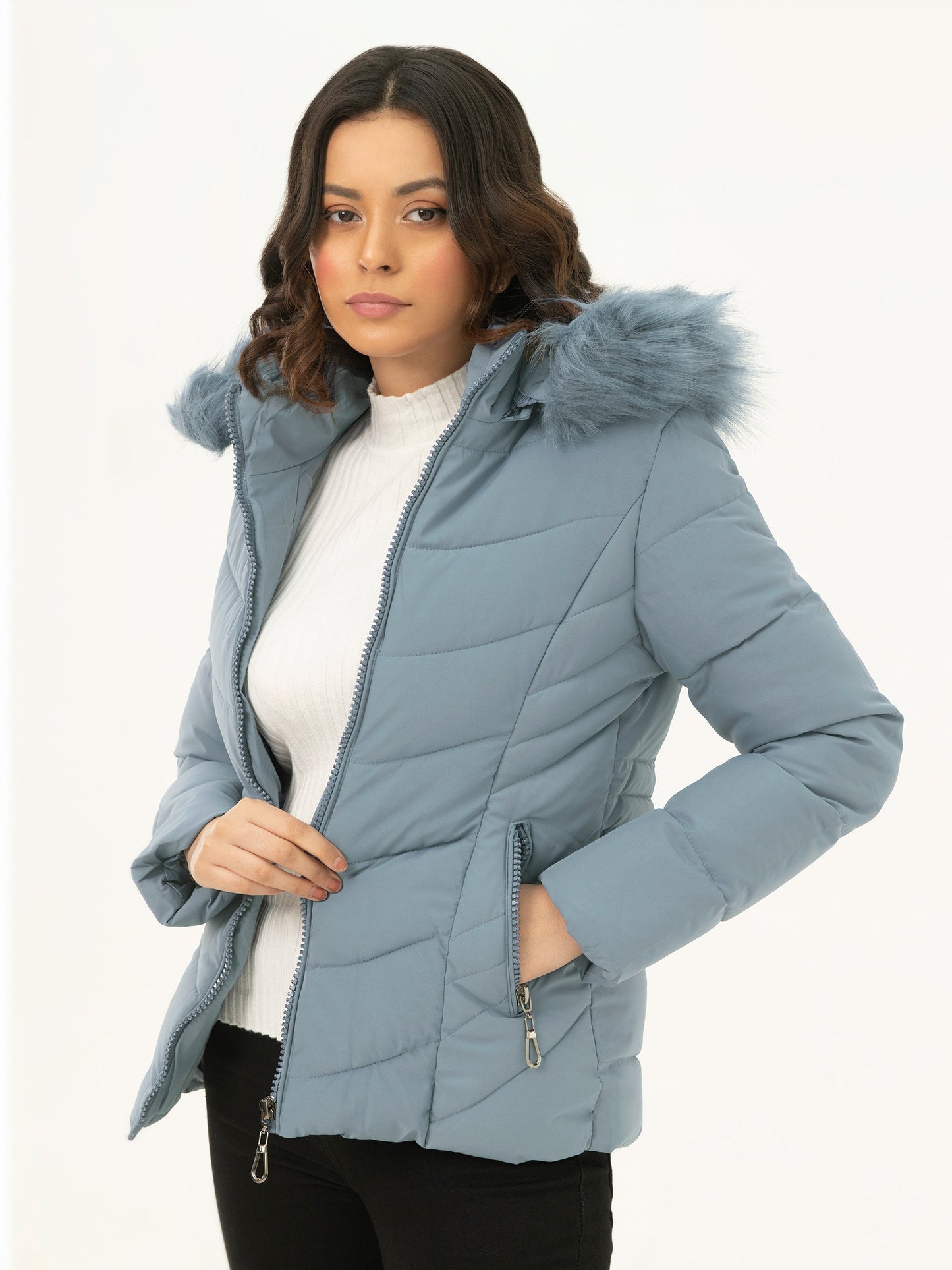 Limelight - Faux Fur Puffer Jacket