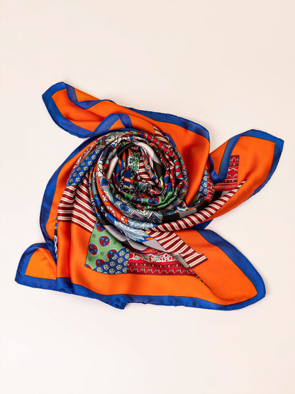 Limelight - Multi-Tone Printed Silk Scarf