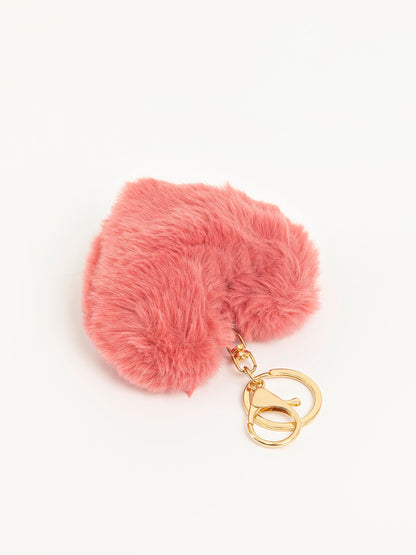 Limelight - Pompom Heart Keychain