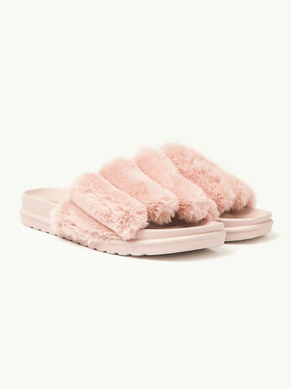 Limelight - Faux Fur Sliders