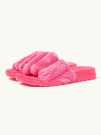 Limelight - Faux Fur Sliders