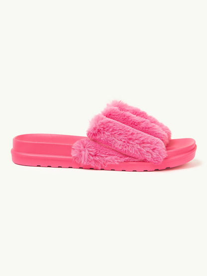 Limelight - Faux Fur Sliders