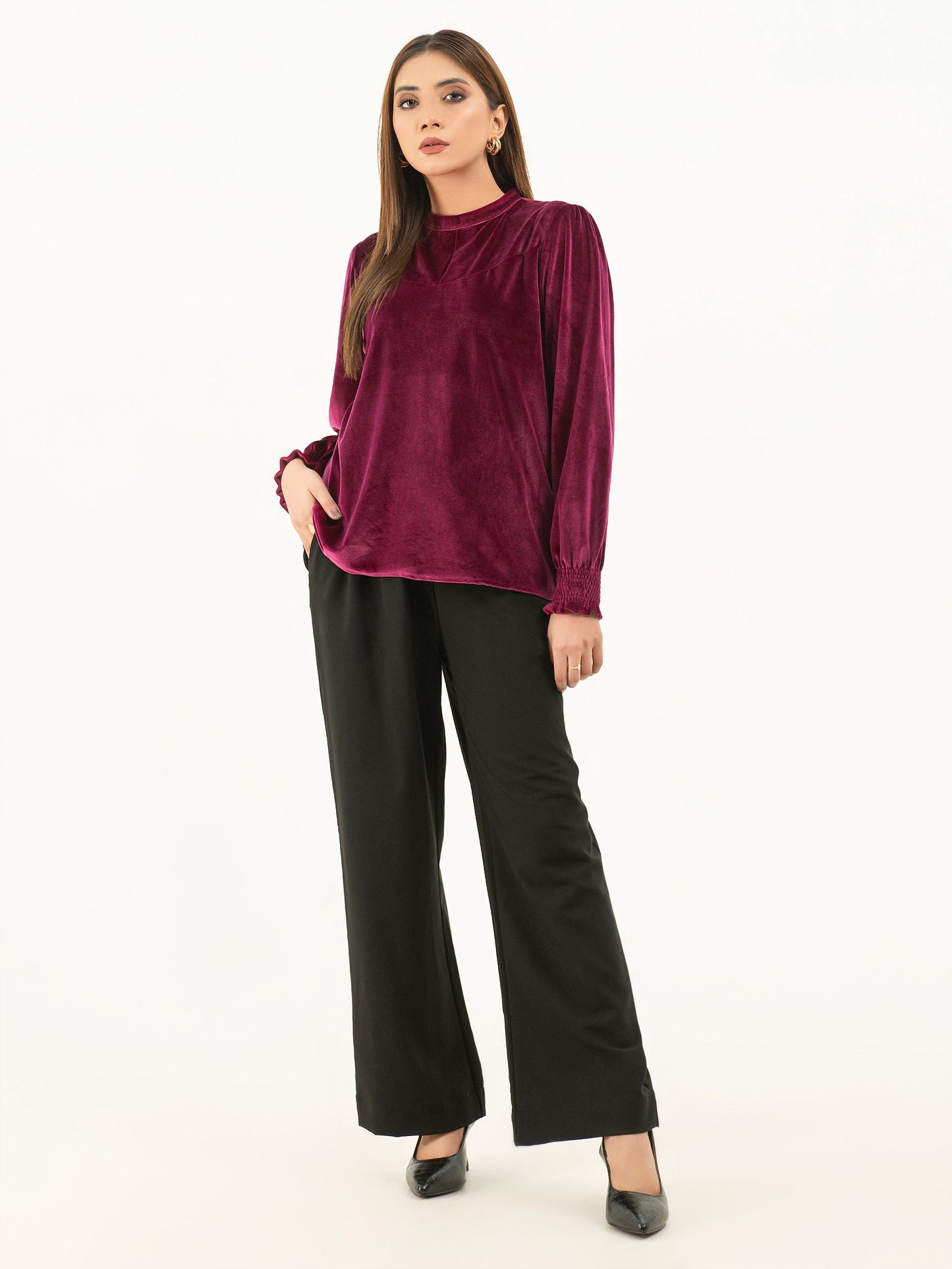 Limelight - Dyed Velvet Top