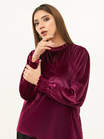 Limelight - Dyed Velvet Top