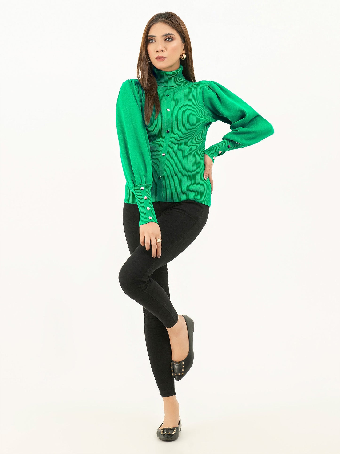 Limelight - Buttoned Sweater