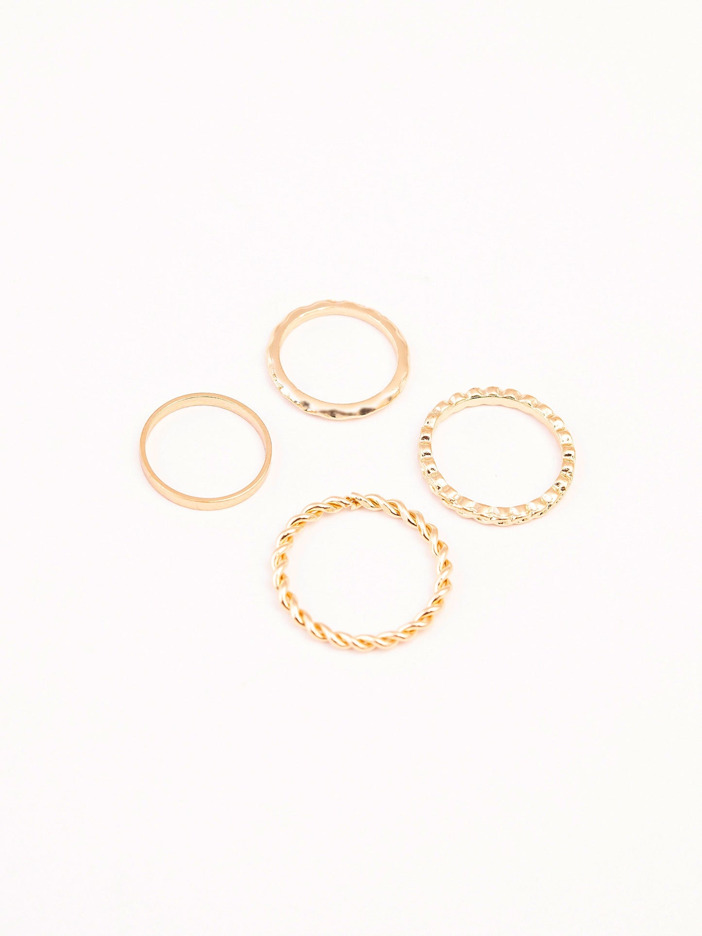 Limelight - Metallic Gold Ring Set