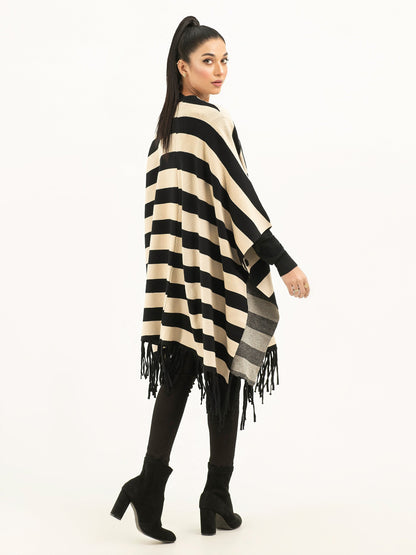 Limelight - Striped Cape Shawl