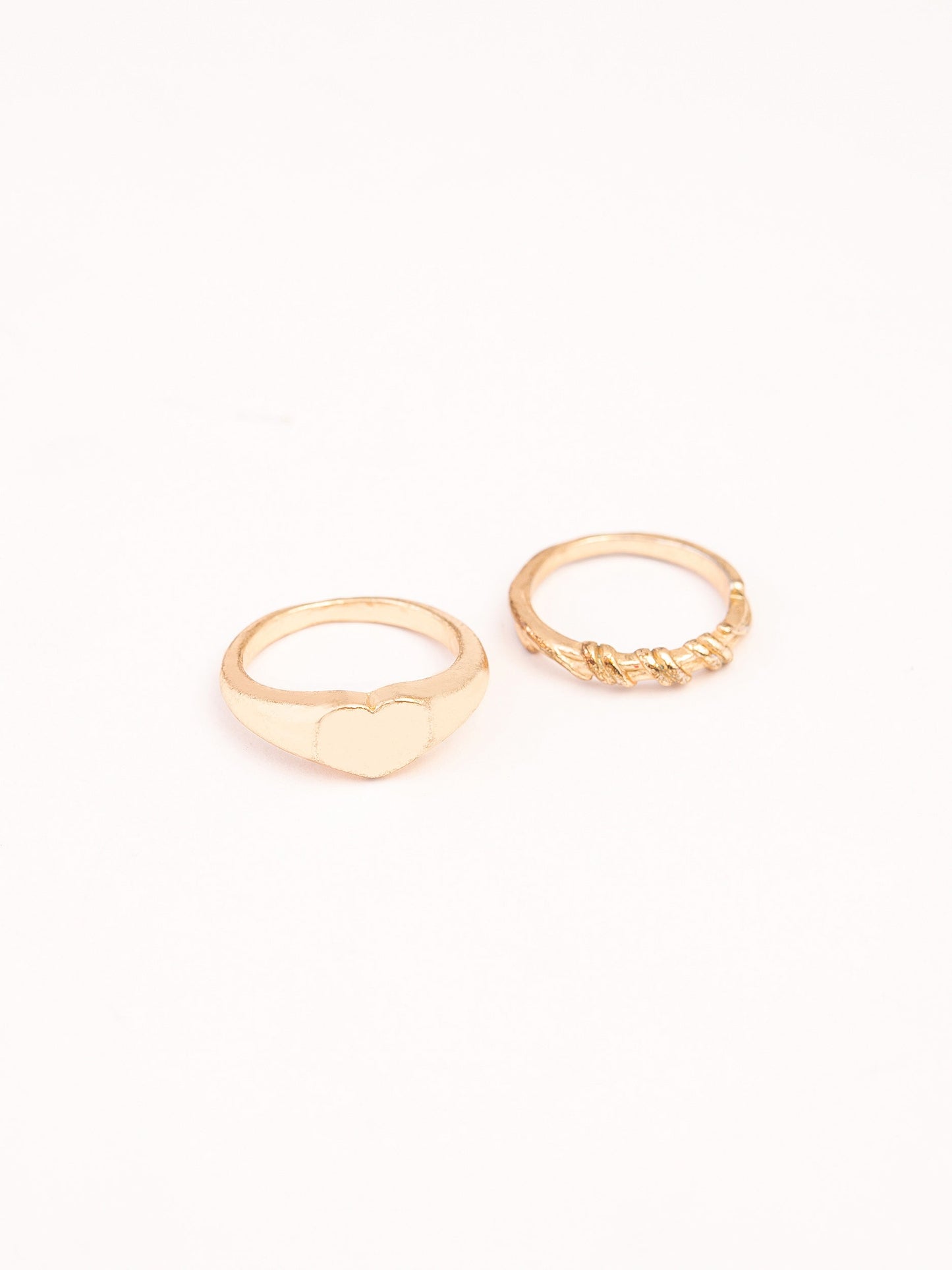 Limelight - Golden Metallic Ring Set