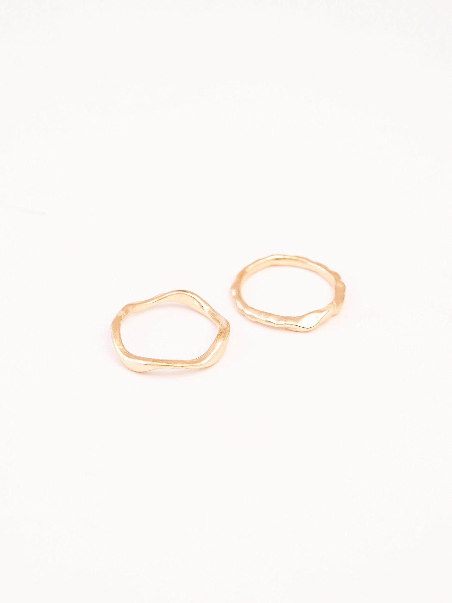 Limelight - Golden Metallic Ring Set