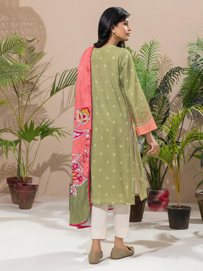 2 Piece Khaddar Suit-Printed (Unstitched)