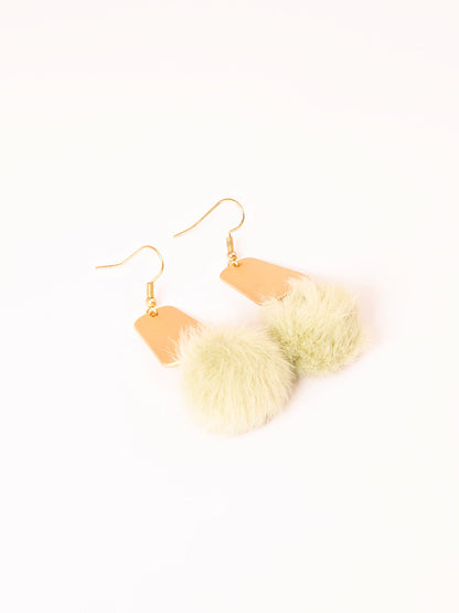 Limelight - Pompom Drop Earrings