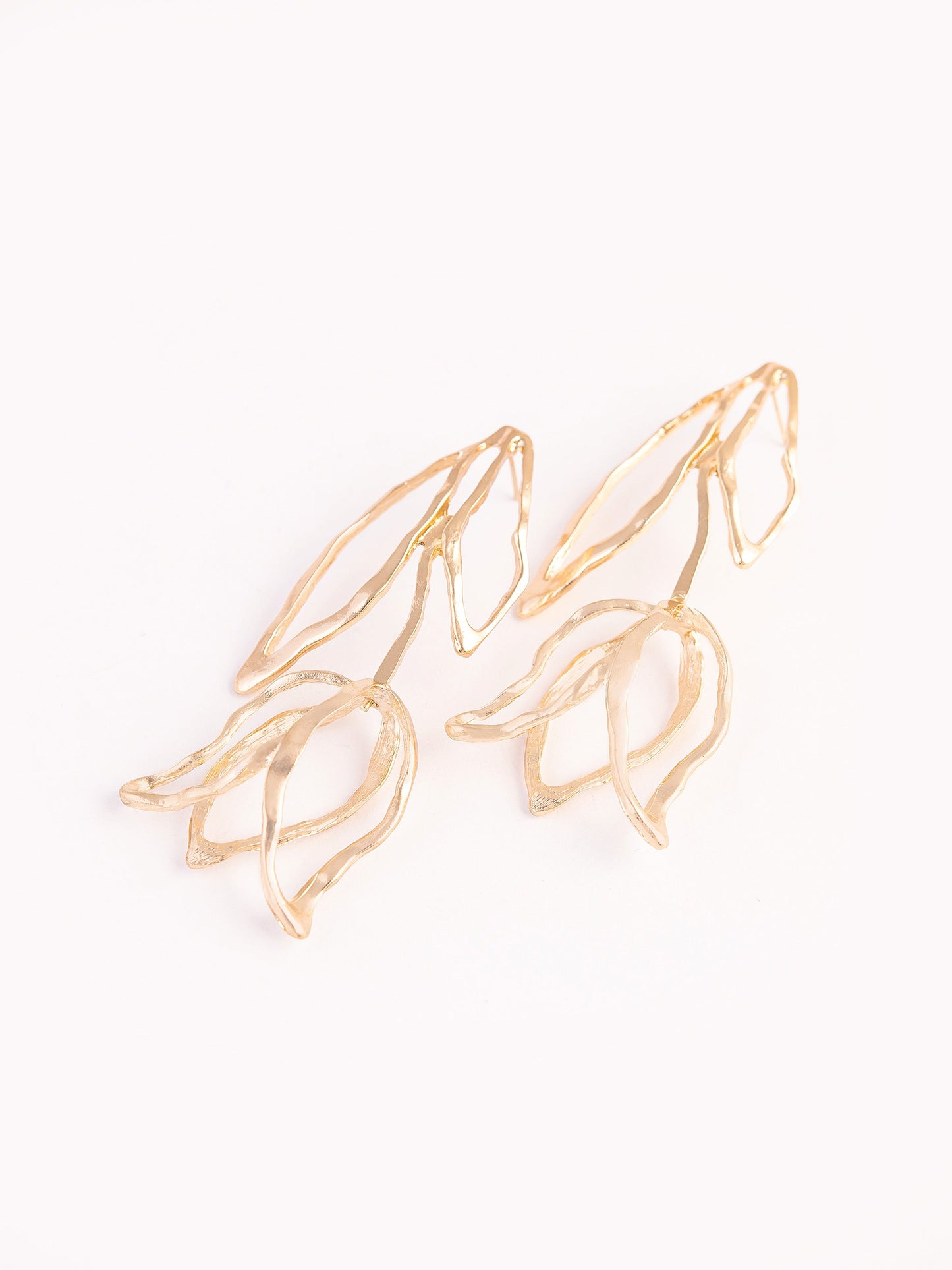 Limelight - Metallic Floral Earrings