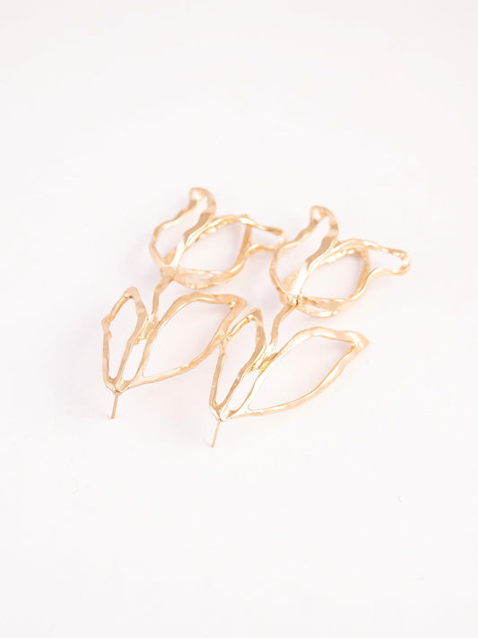 Limelight - Metallic Floral Earrings