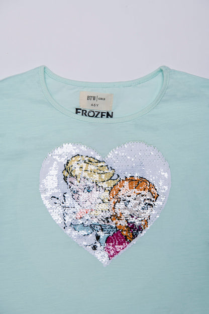 BTW - REVERSIBLE FLIP-SEQUIN FROZEN T-SHIRT