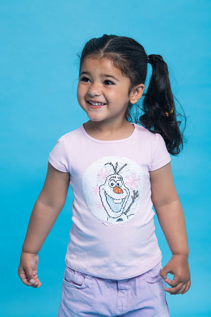 BTW - REVERSIBLE FLIP-SEQUIN FROZEN T-SHIRT
