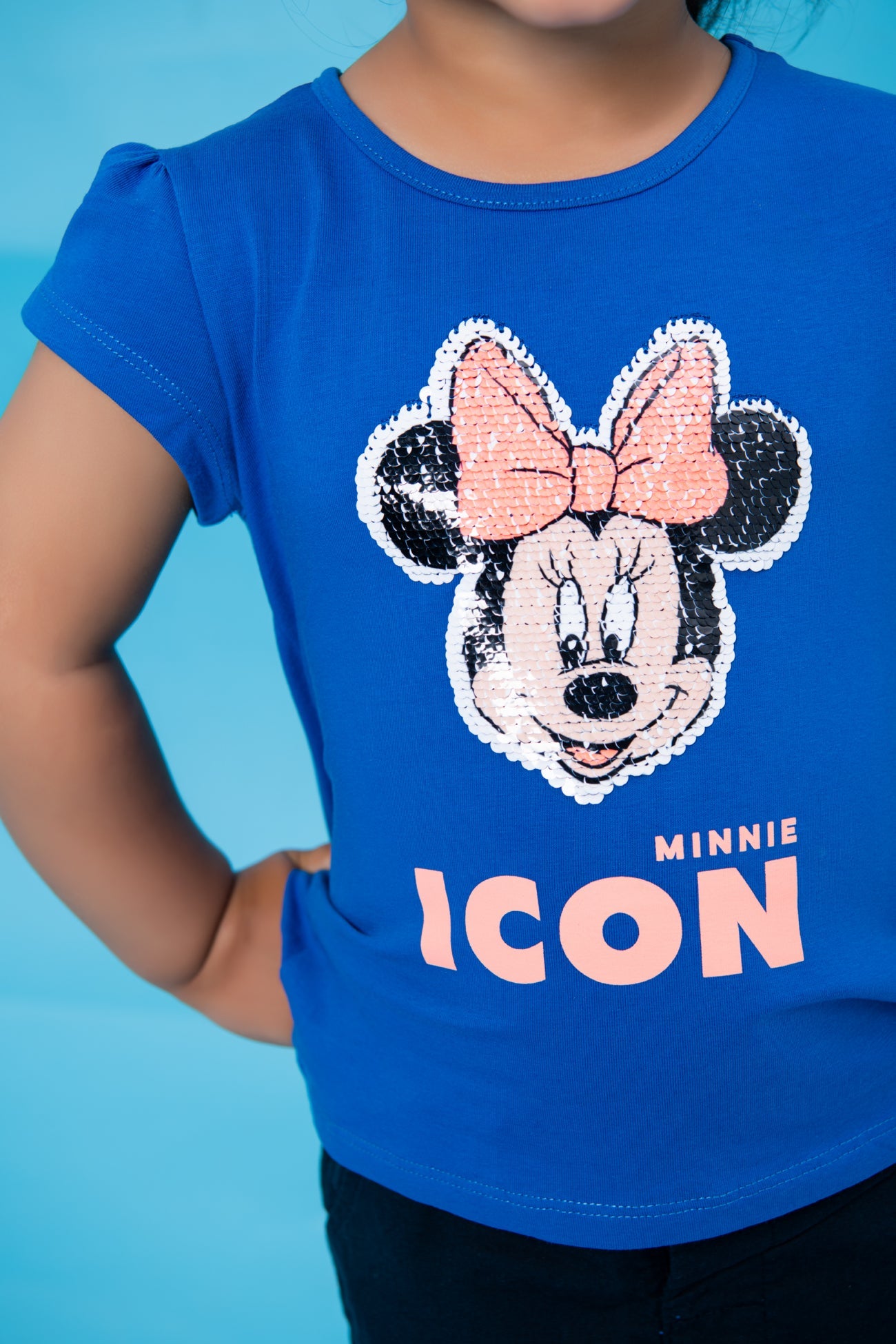 BTW - REVERSIBLE FLIP-SEQUIN MINI MOUSE T-SHIRT