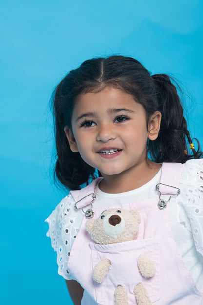 BTW - 3D BEAR DENIM DRESS