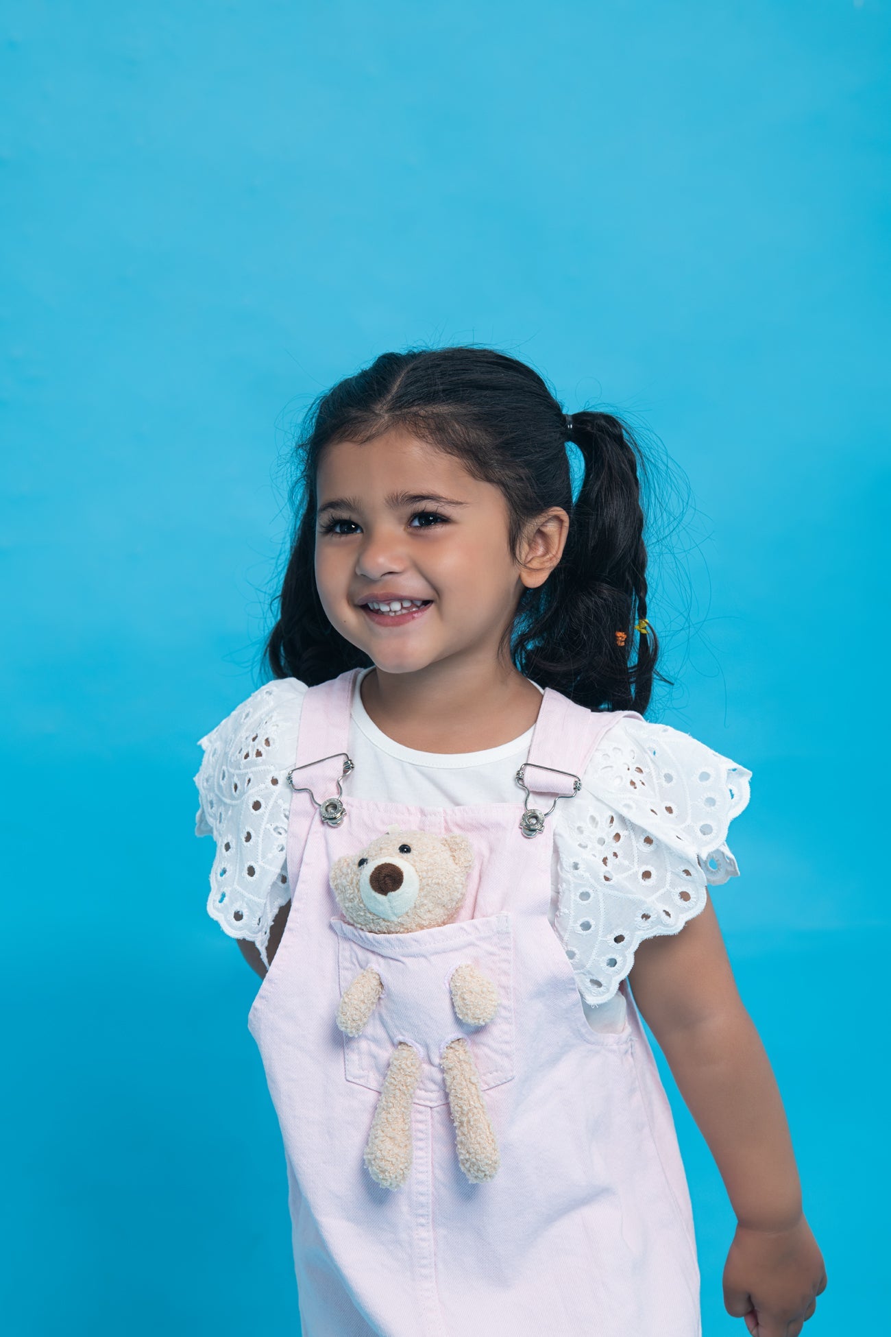 BTW - 3D BEAR DENIM DRESS