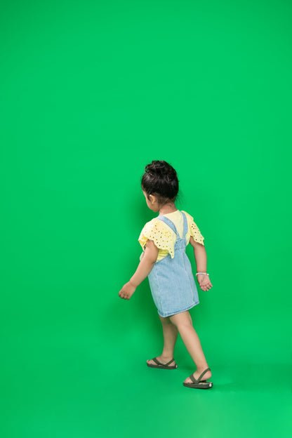 BTW - 3D BEAR DENIM DRESS