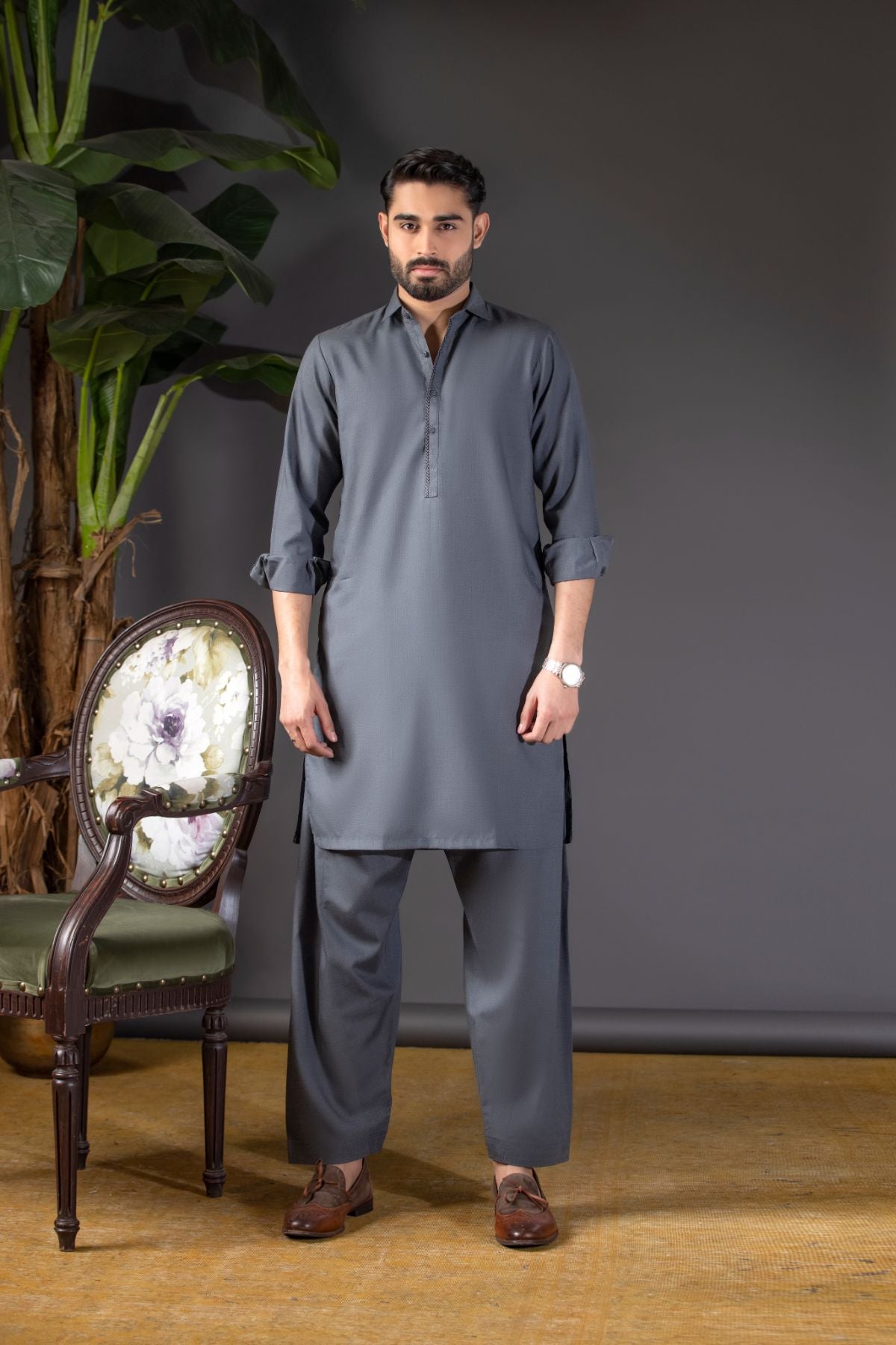 Mens Wash n Wear Suit - GTS 674