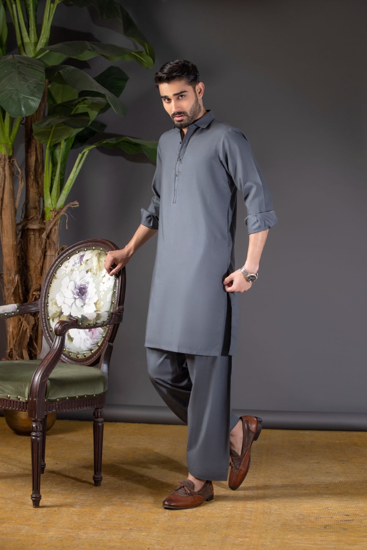 Mens Wash n Wear Suit - GTS 674