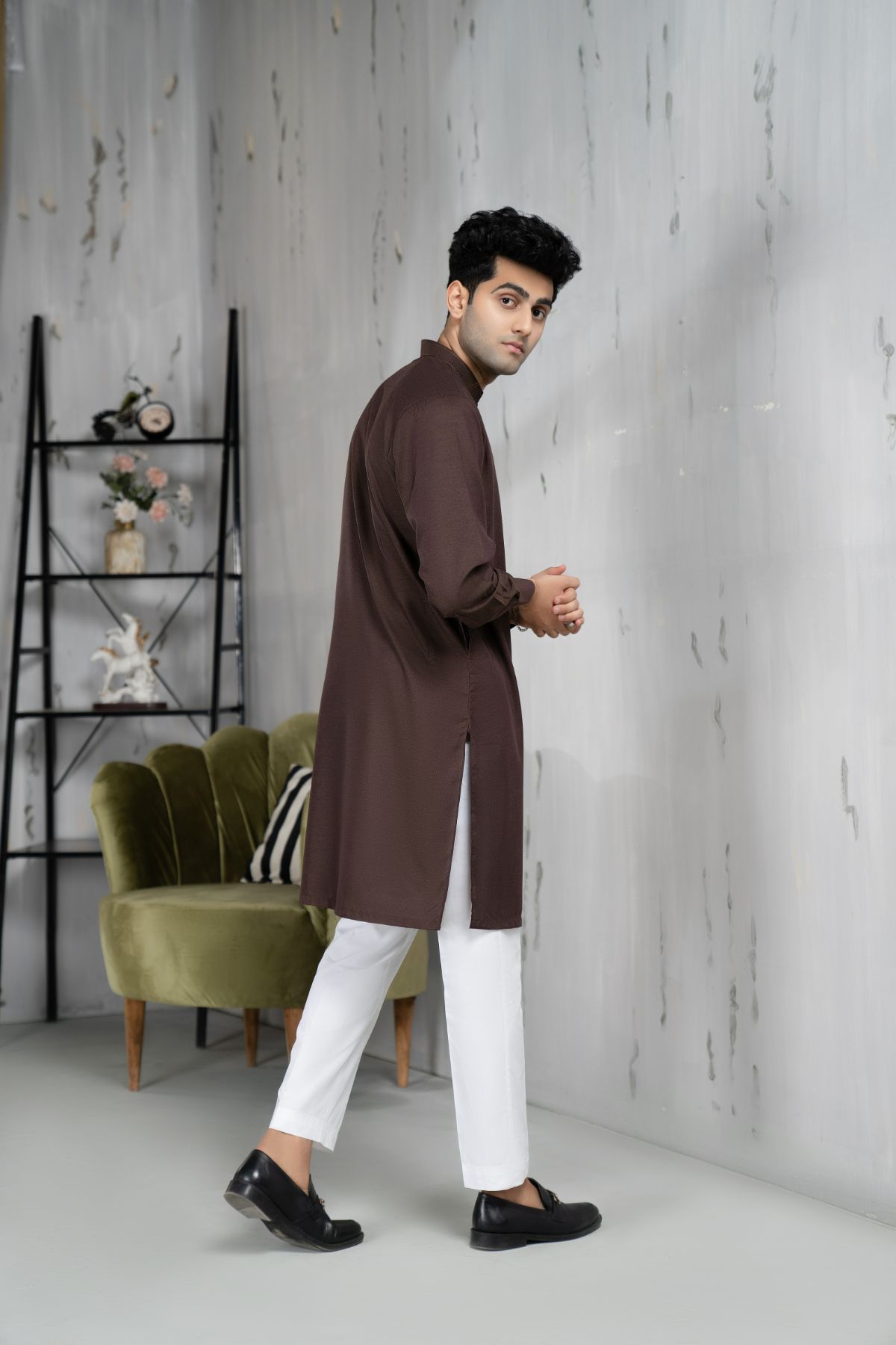 Maroon Kurta - GTS 680