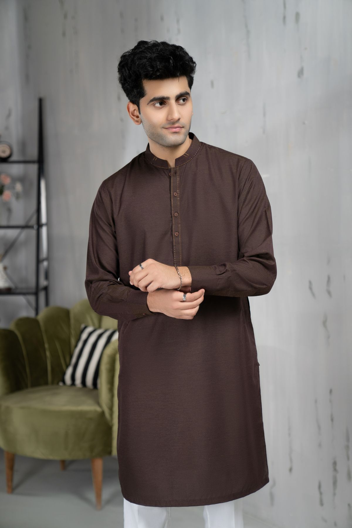 Maroon Kurta - GTS 680