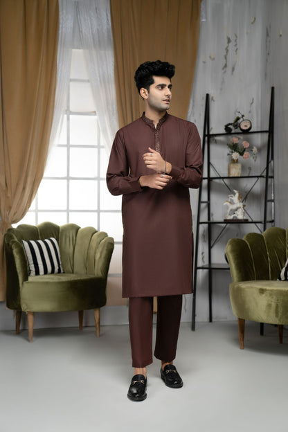 Maroon shalwar Kameez - GTS 681