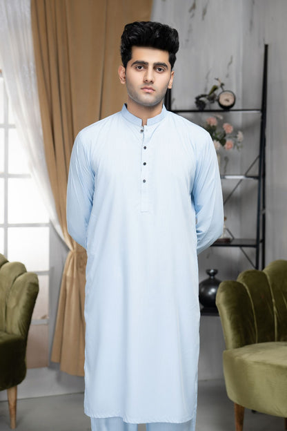 Sky Blue Shalwar Kameez - GTS 684