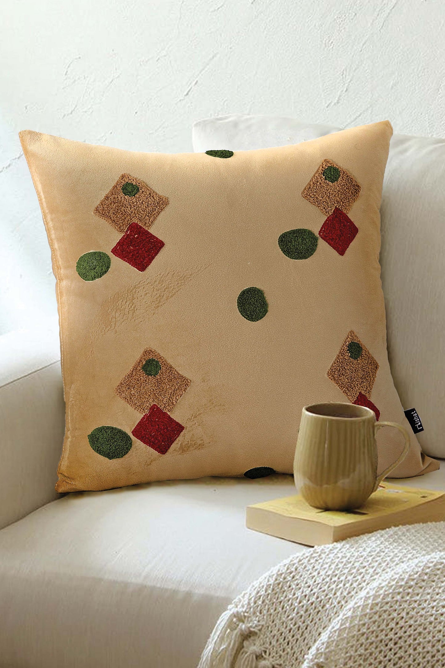 Nishat Linen - Gia Cushion Cover Emb