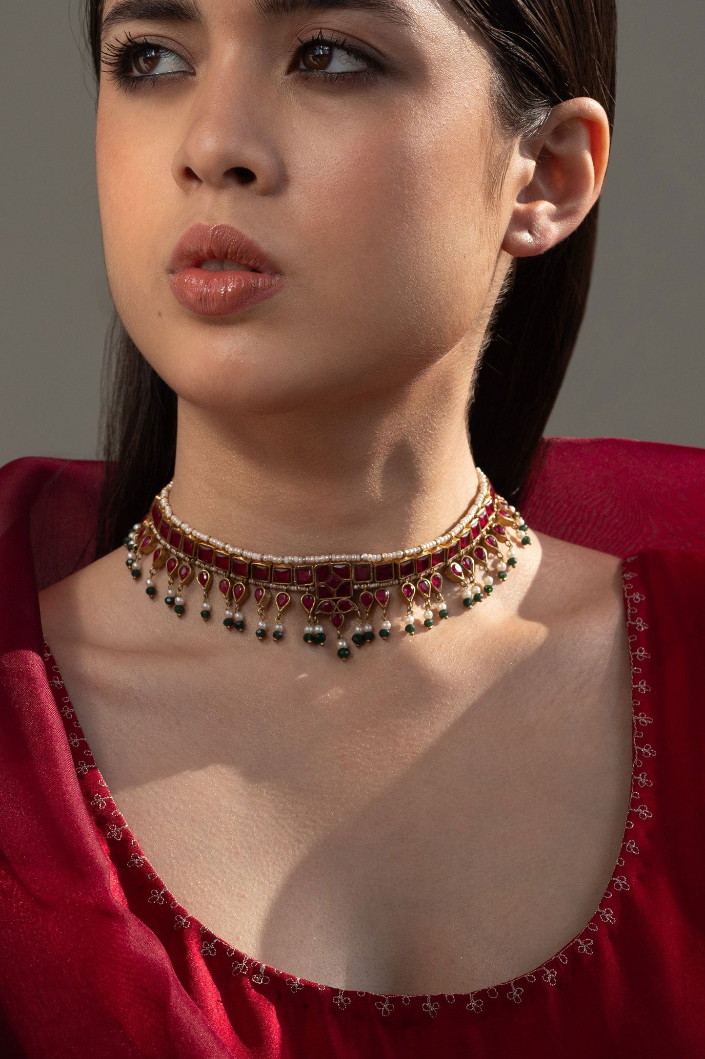 Gold Plated Chetam Choker