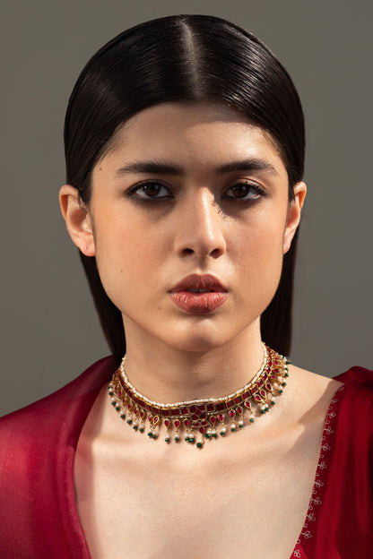 Gold Plated Chetam Choker